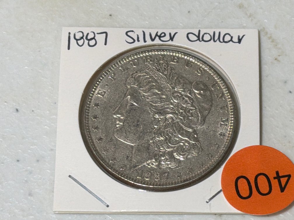 1887 MORGAN SILVER DOLLAR