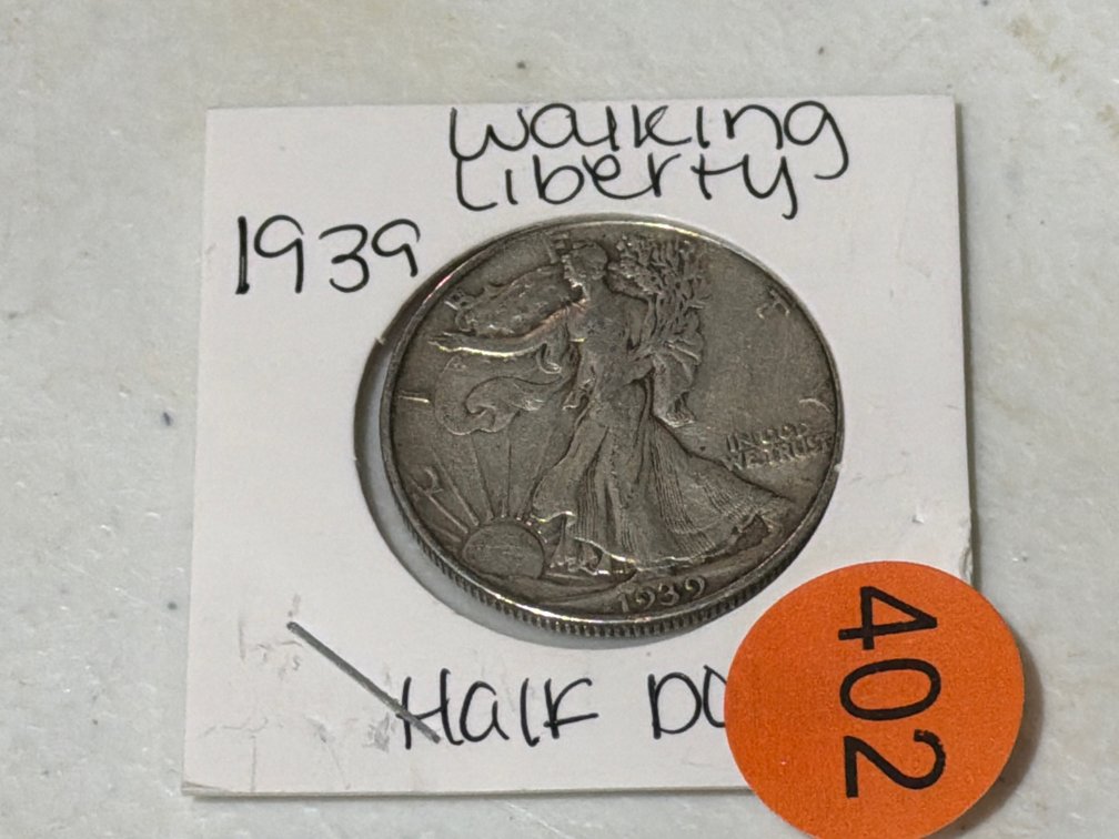 1939 WALKING LIBERTY HALF DOLLAR