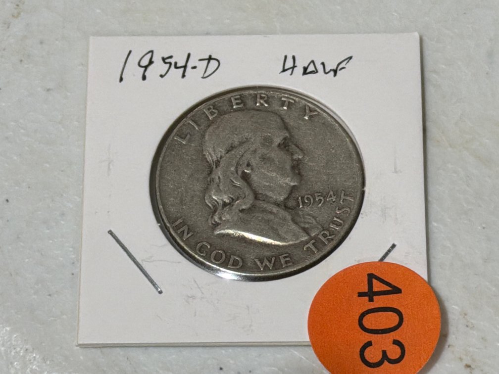 1954 D FRANKLIN HALF DOLLAR
