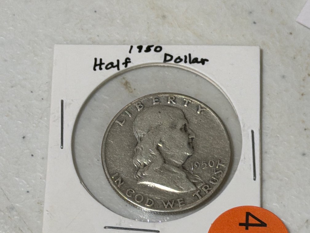 1950 FRANKLIN HALF DOLLAR