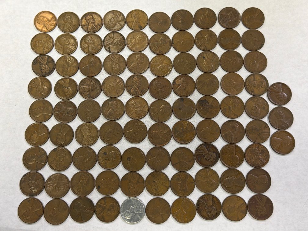 (93) WHEAT PENNIES- TEENS-40’S