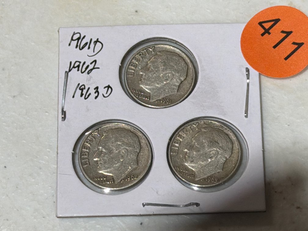 (3) SILVER DIMES