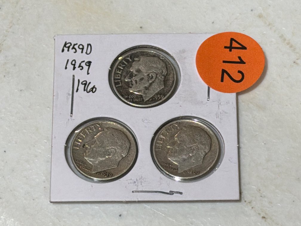 (3) SILVER DIMES