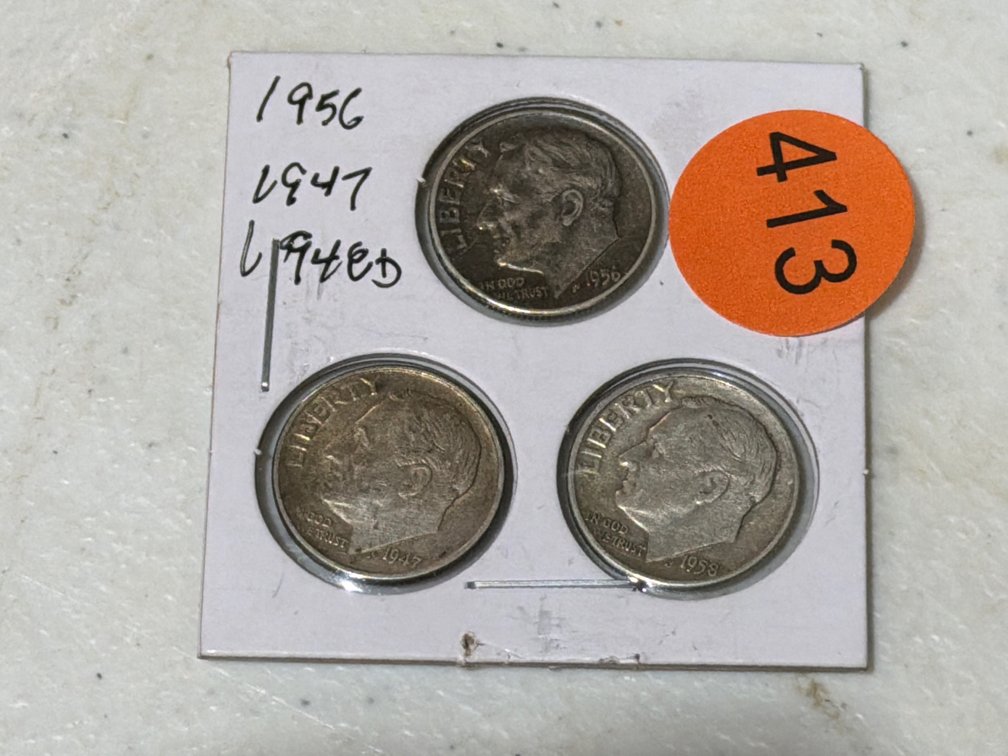 (3) SILVER DIMES
