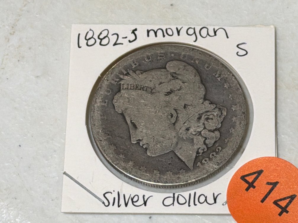 1882 S MORGAN SILVER DOLLAR