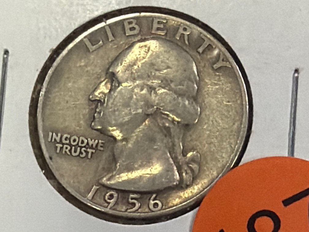 1956-D SILVER QUARTER