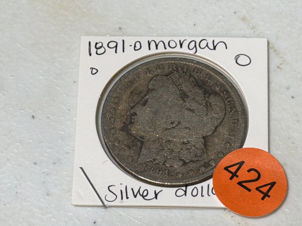 1891 O MORGAN SILVER DOLLAR