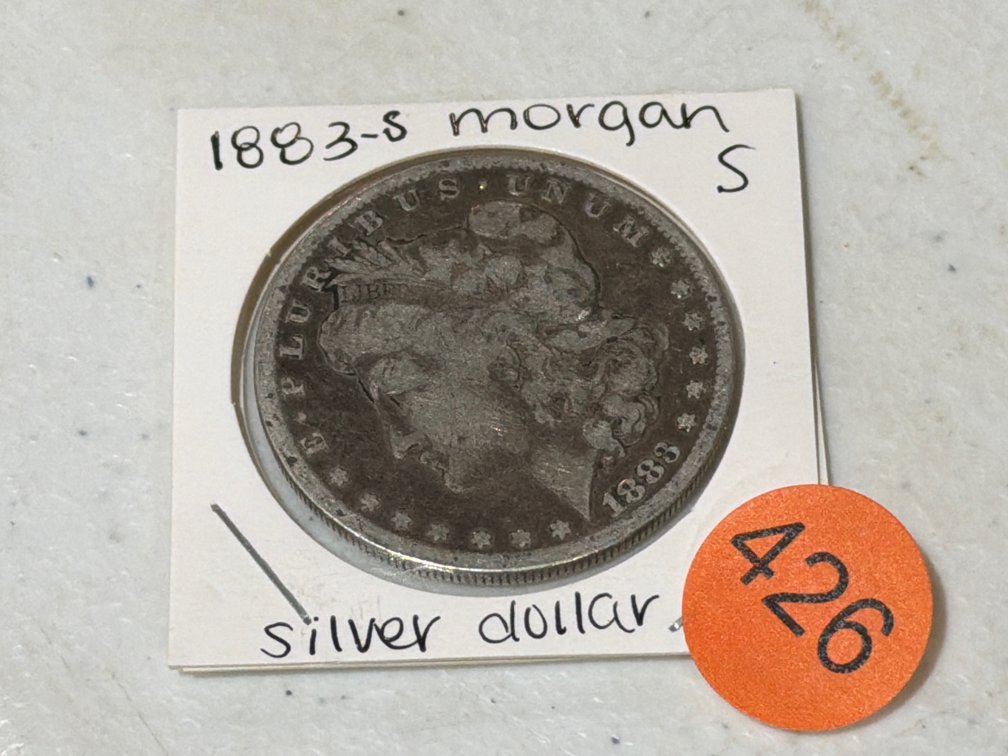 1883 S MORGAN SILVER DOLLAR