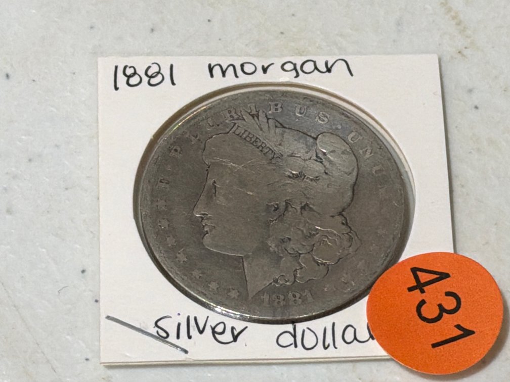 1881 MORGAN SILVER DOLLAR