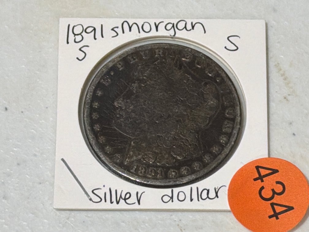 1891 S MORGAN SILVER DOLLAR