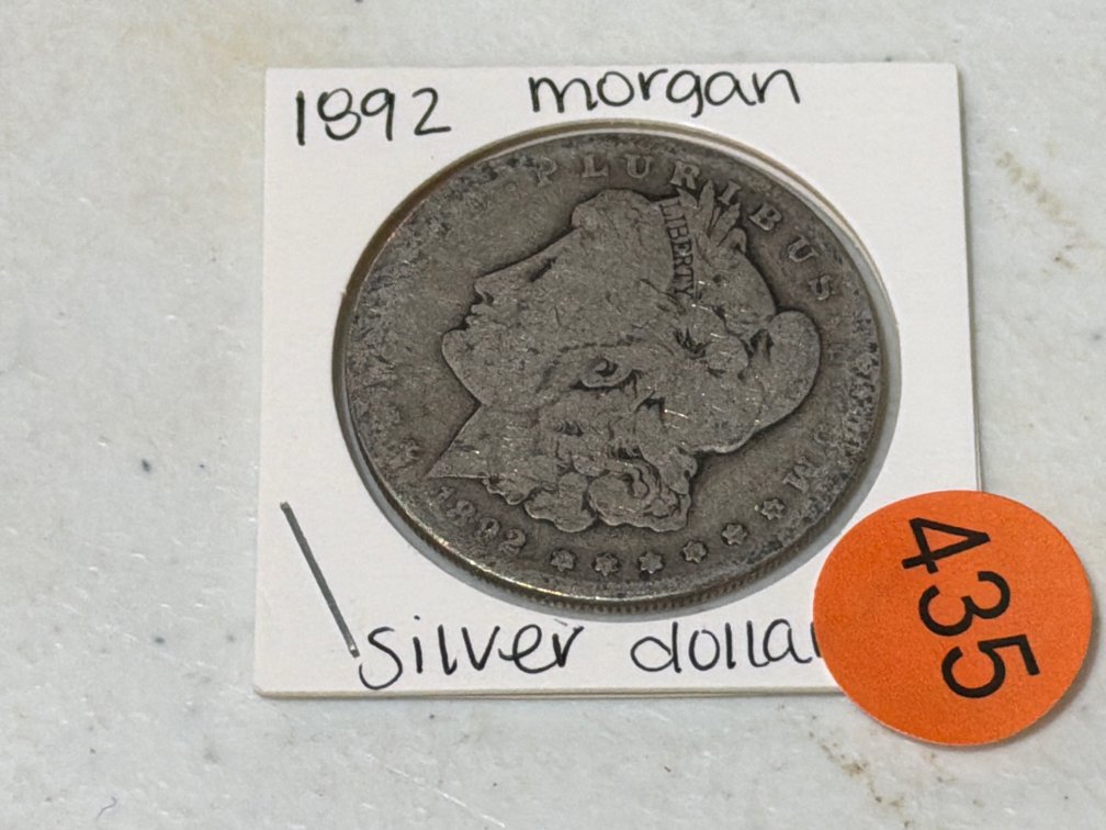 1892 MORGAN SILVER DOLLAR