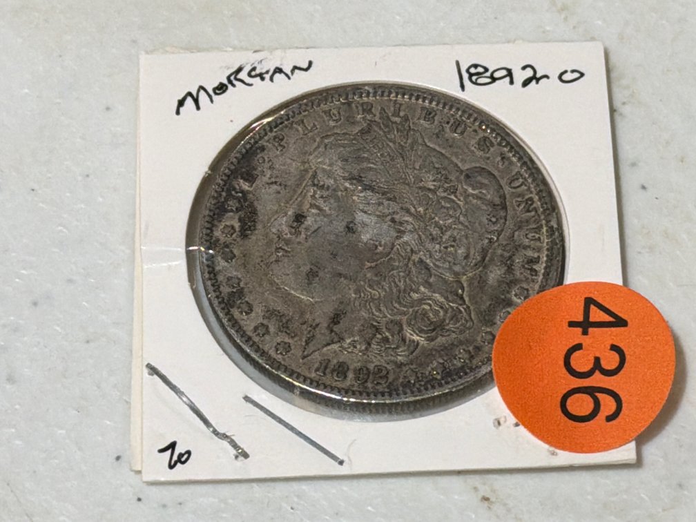 1892 O MORGAN SILVER DOLLAR