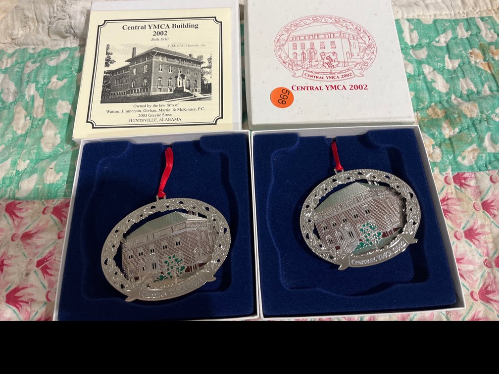 CENTRAL YMCA ‘02 COMMEMORATIVE ORNAMENT