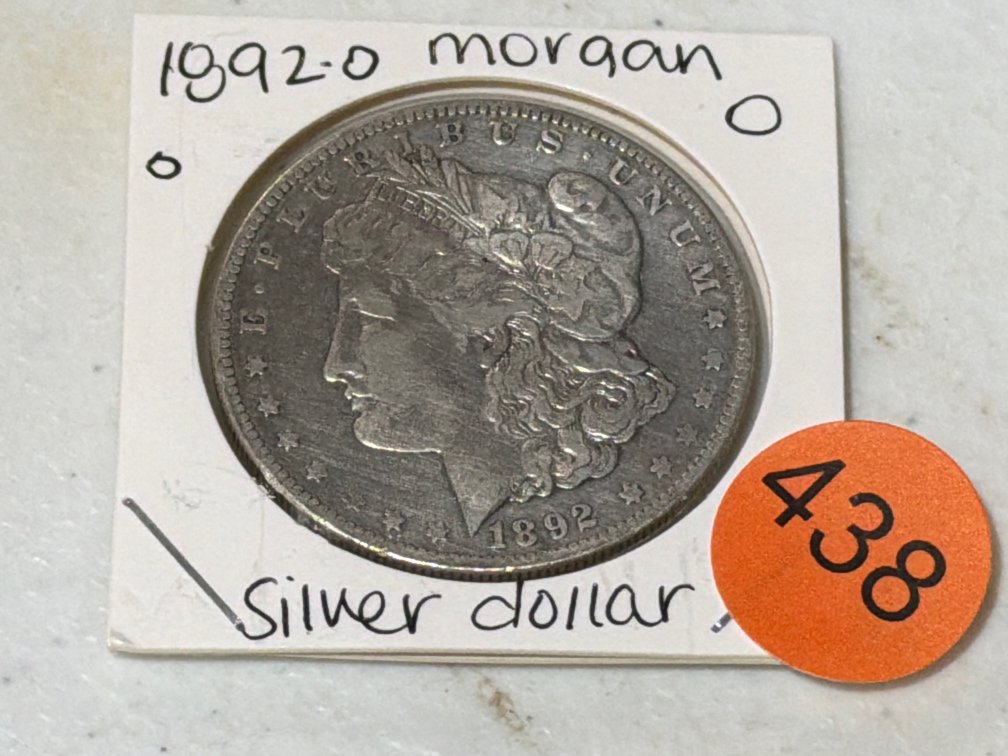 1892 O MORGAN SILVER DOLLAR