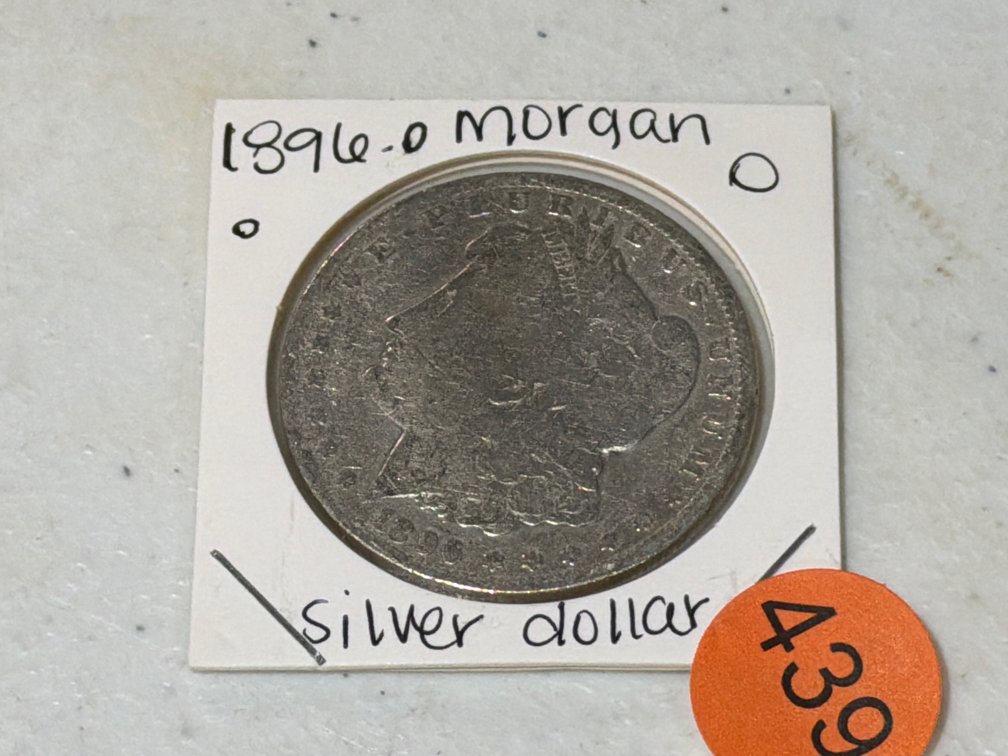 1896 O MORGAN SILVER DOLLAR
