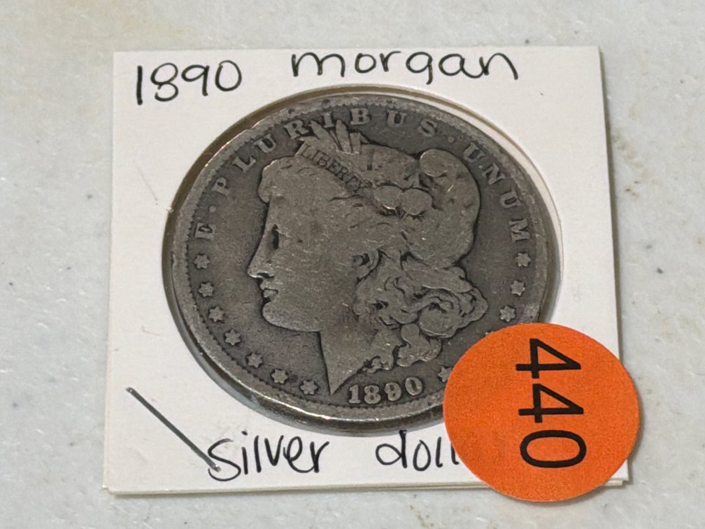 1890 MORGAN SILVER DOLLAR