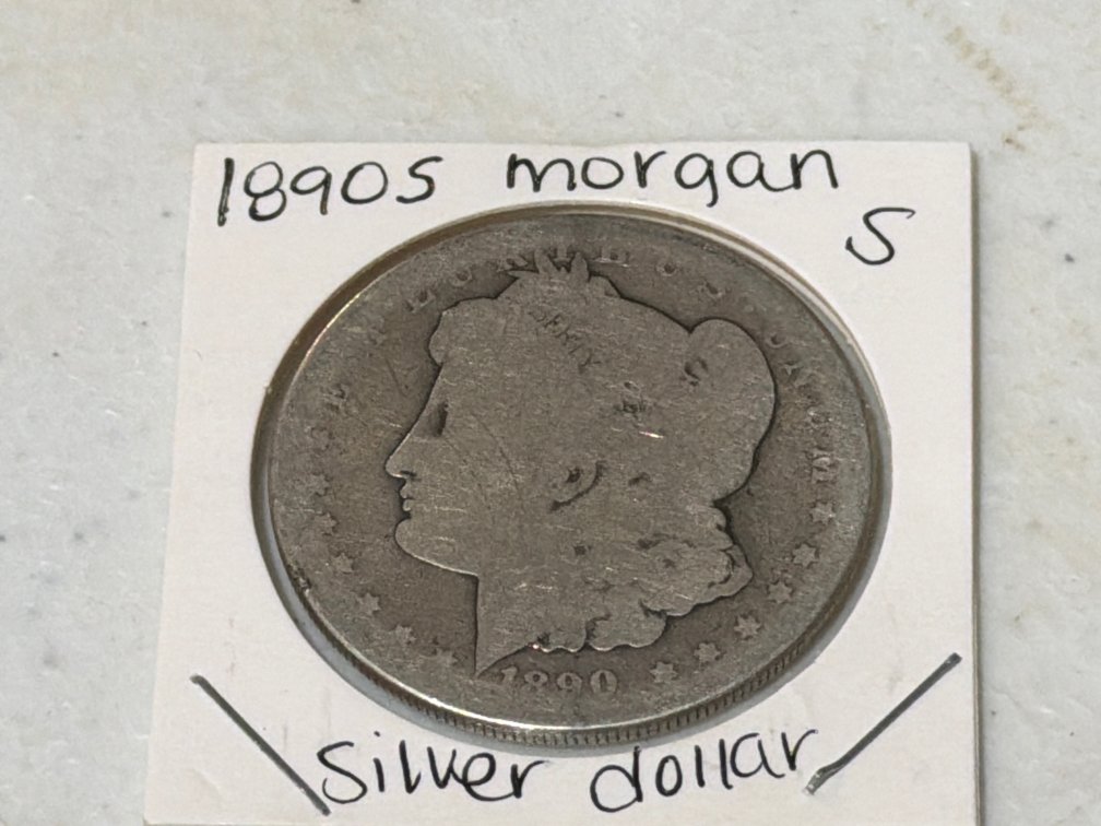1890S MORGAN SILVER DOLLAR