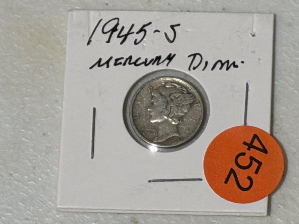 1945 MERCURY DIME
