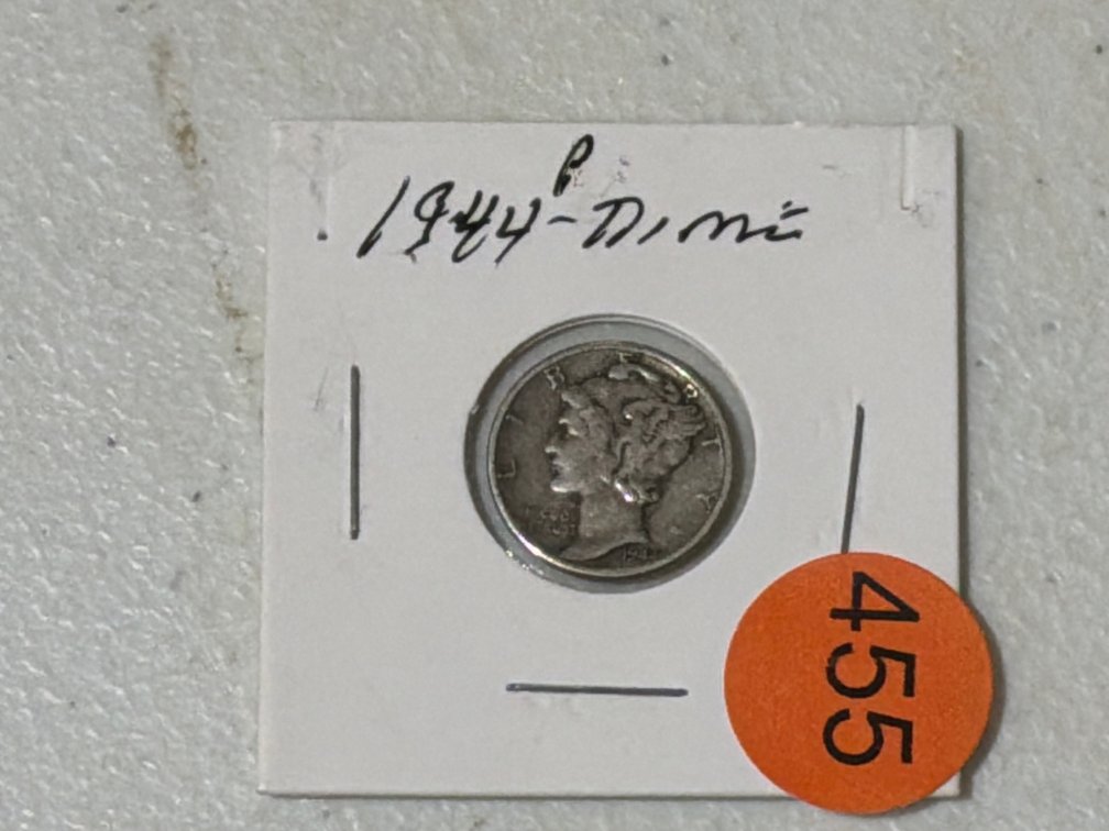 1944 MERCURY DIME