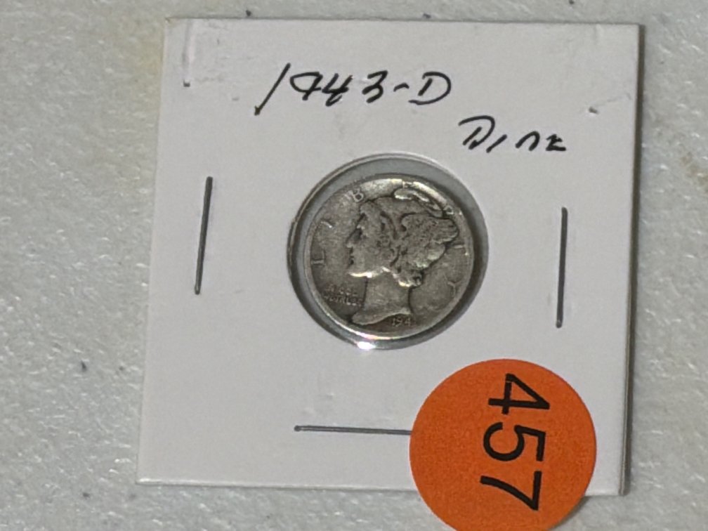 1943 MERCURY DIME