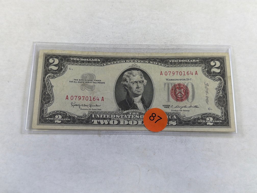 1963 $2 RED SEAL