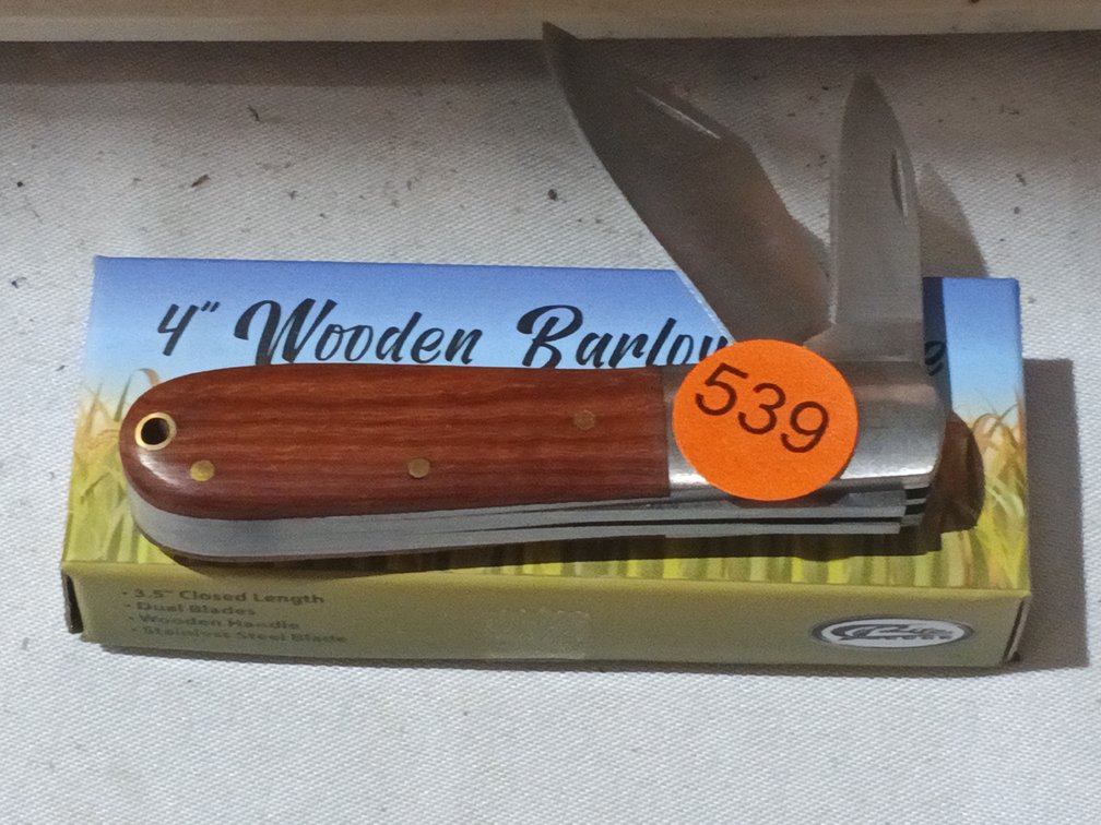 WOODEN BARLOW KNIFE