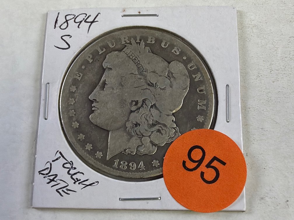 1894-S MORGAN SILVER DOLLAR