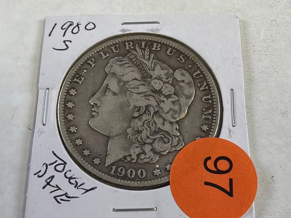 1900-S MORGAN SILVER DOLLAR