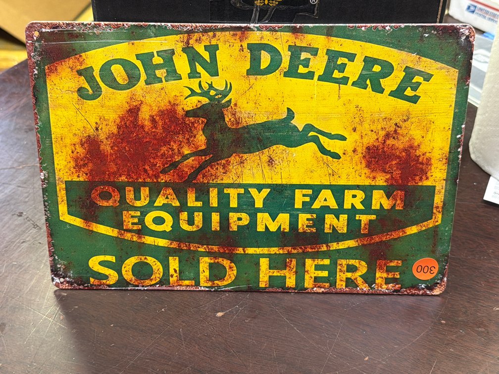 JOHN DEERE SIGN