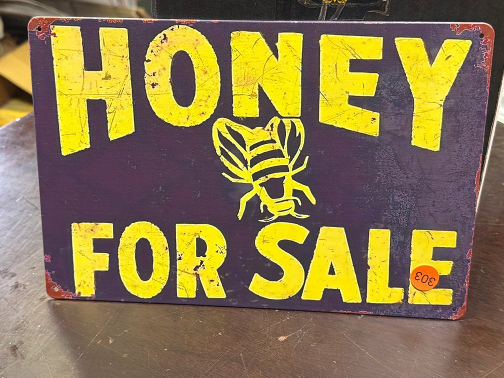HONEY FOR SALE SIGN