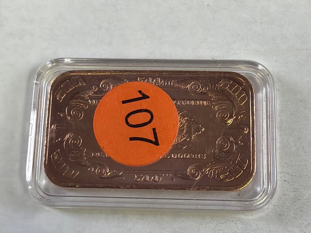 1 OZ COPPER BAR