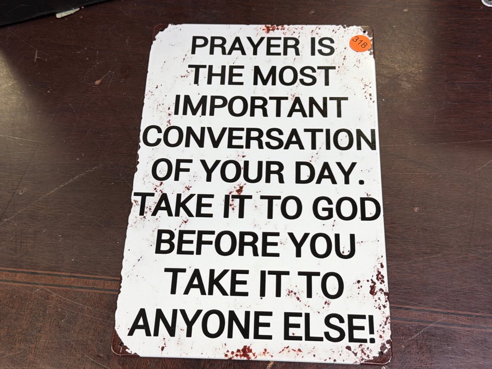 PRAYER SIGN