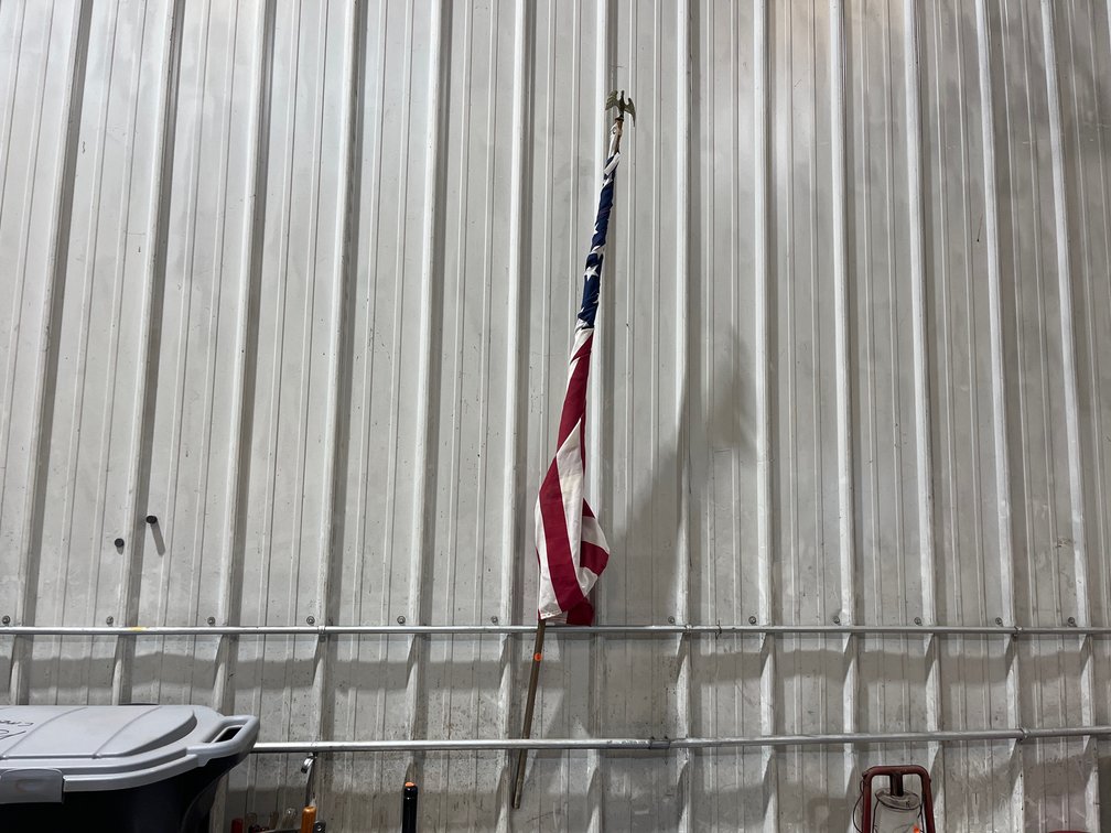 AMERICAN FLAG WITH POLE