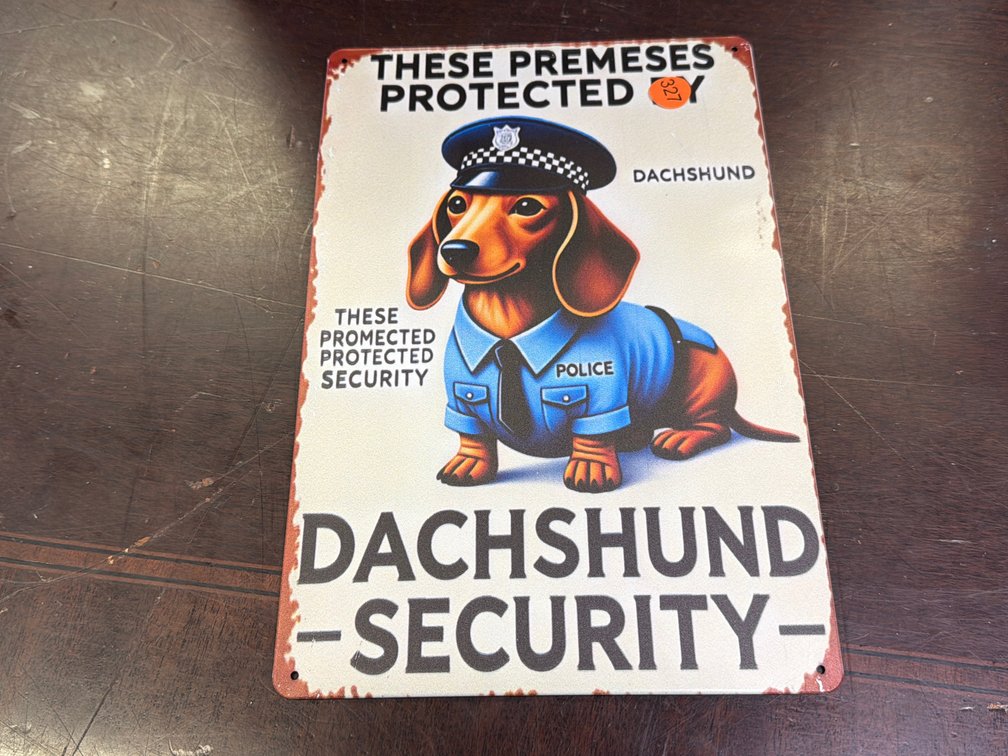 DACHSHUND SIGN