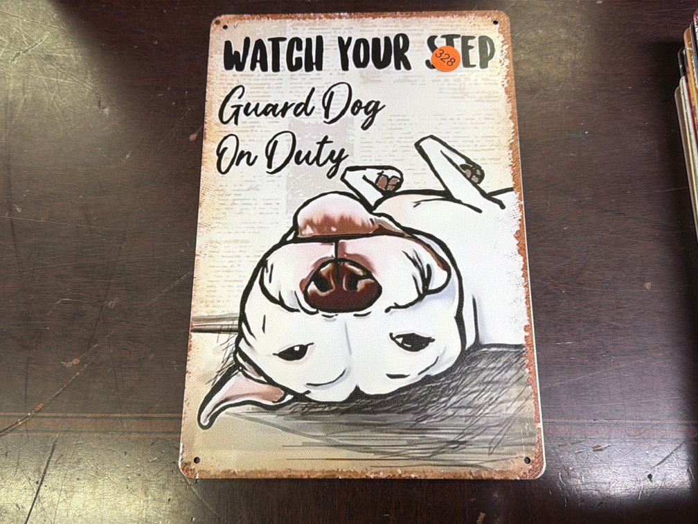 GUARD DOG SIGN