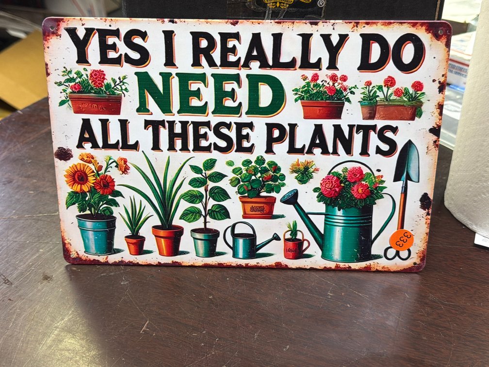 PLANTS SIGN