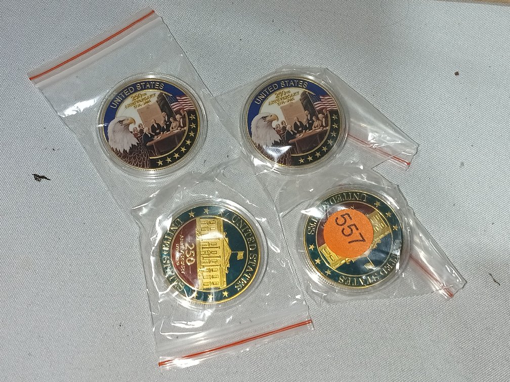 (4) VINTAGE AMERICA COINS