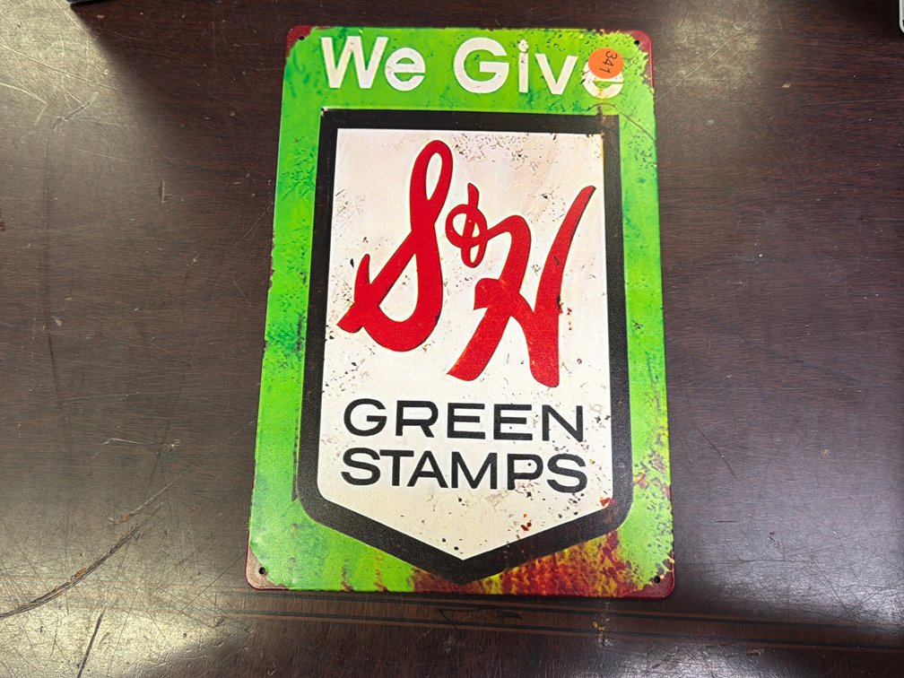 GREEN STAMPS SIGN