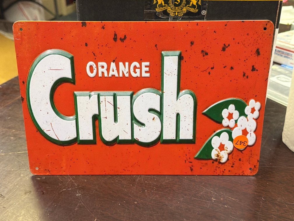 ORANGE CRUSH SIGN