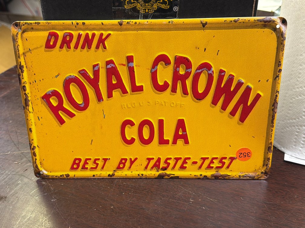 ROYAL CROWN COLA SIGN