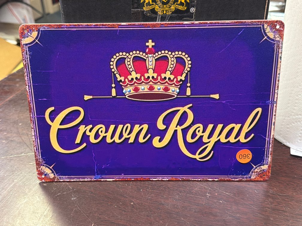 CROWN ROYAL SIGN
