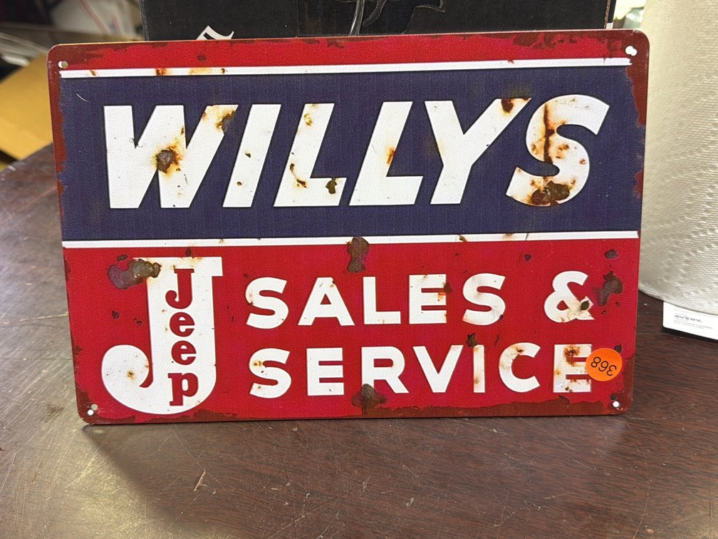 WILLYS SIGN