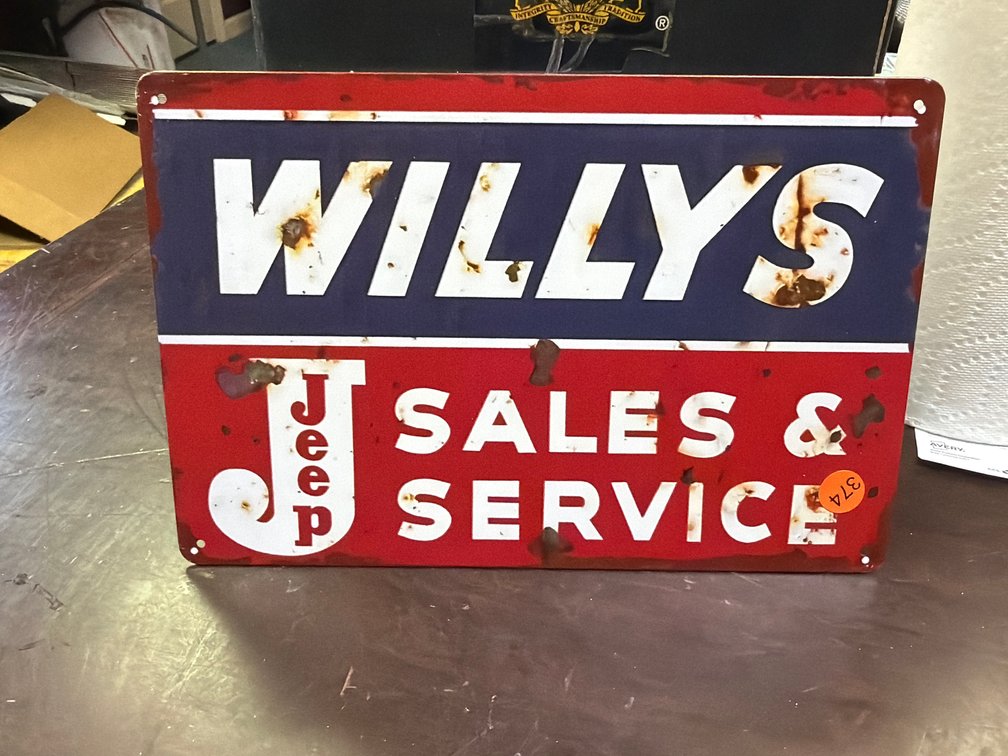 WILLYS SIGN