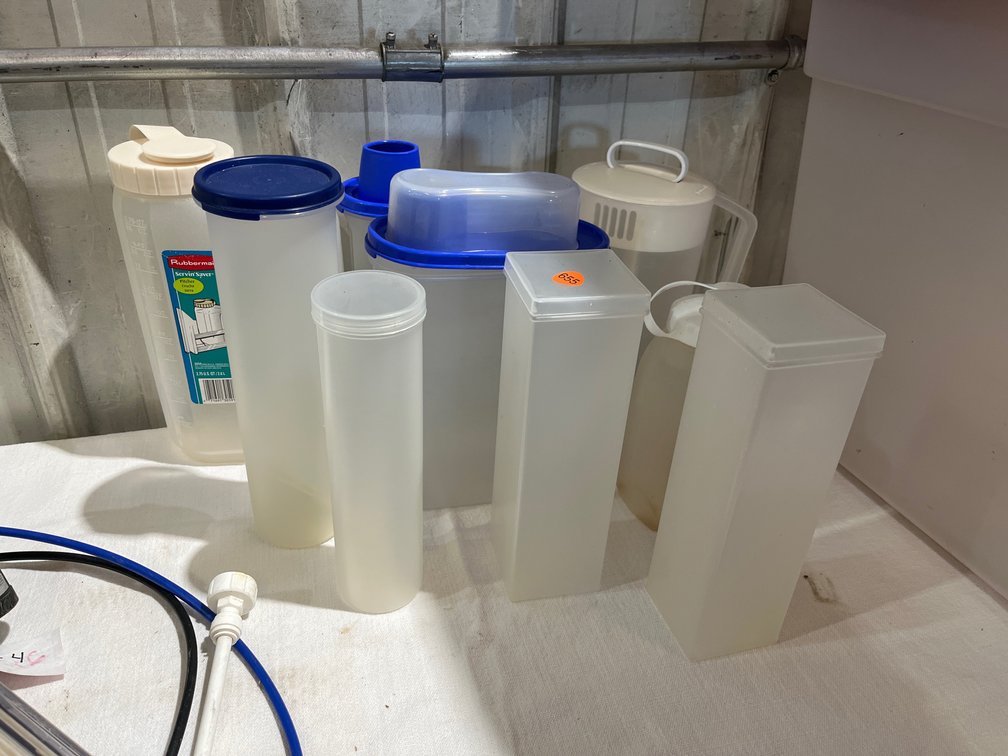STORAGE CONTAINER, SOME TUPPERWARE