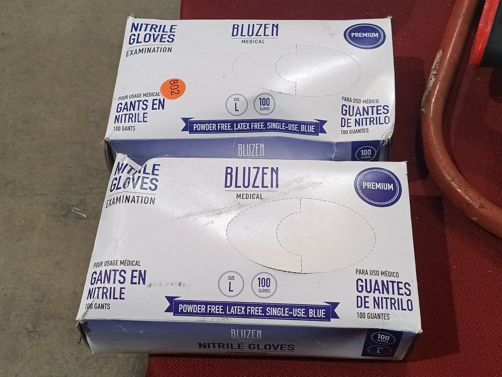 (2) BOXES OF MEDICAL LATEX GLOVES