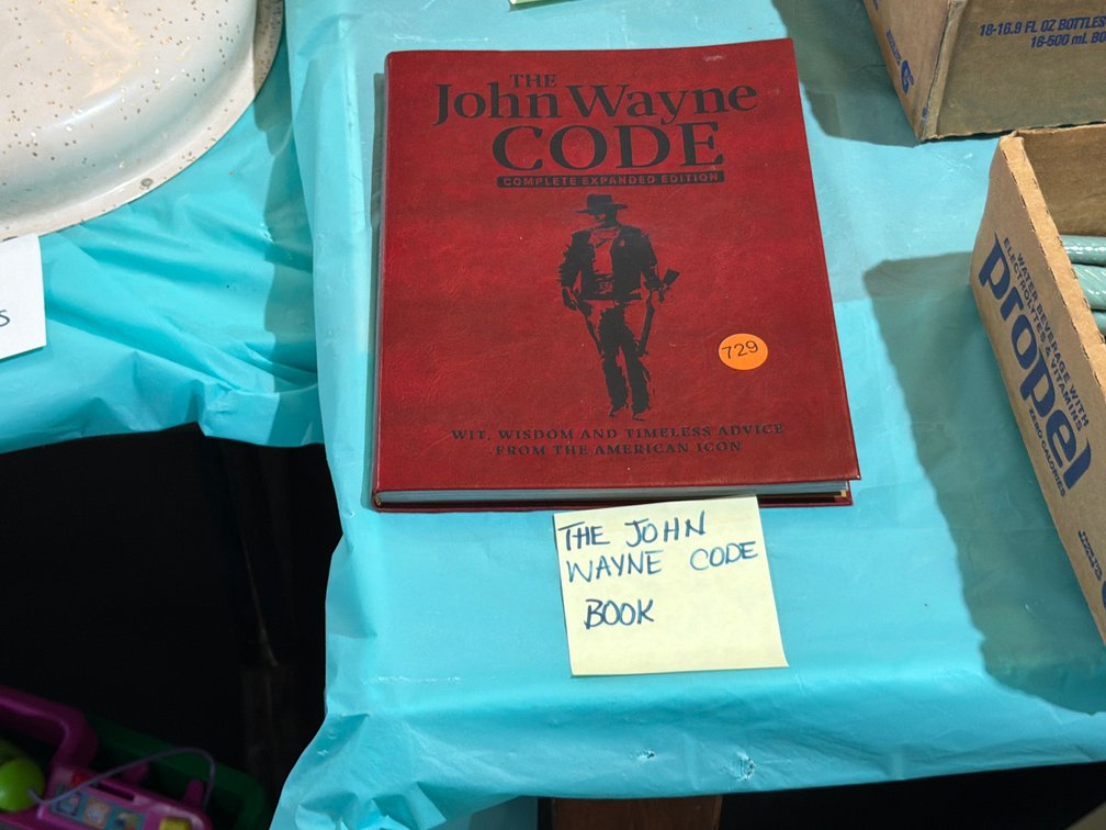 JOHN WAYNE CODE BOOK