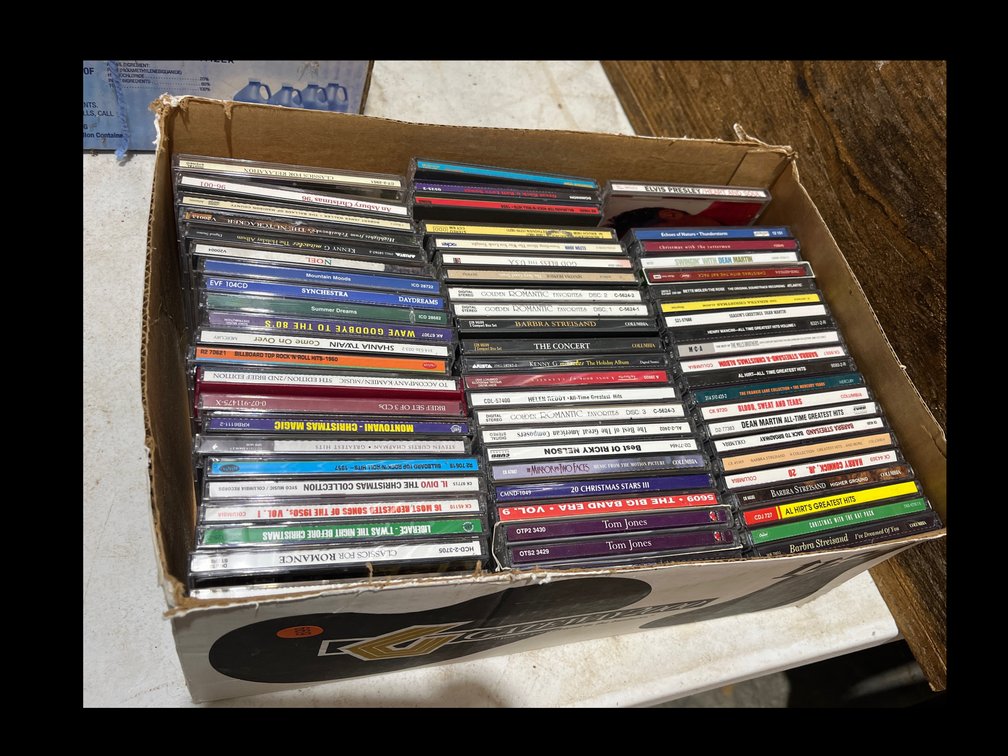 BOX OF MUSIC CD’S