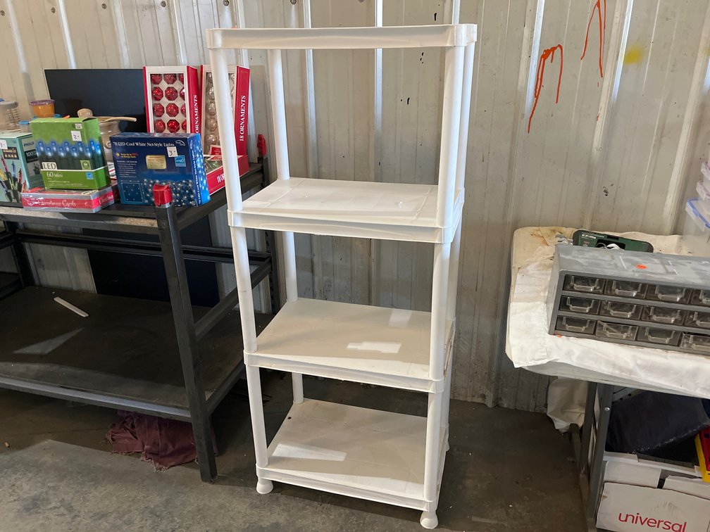 PLASTIC 4 TIER SHELF