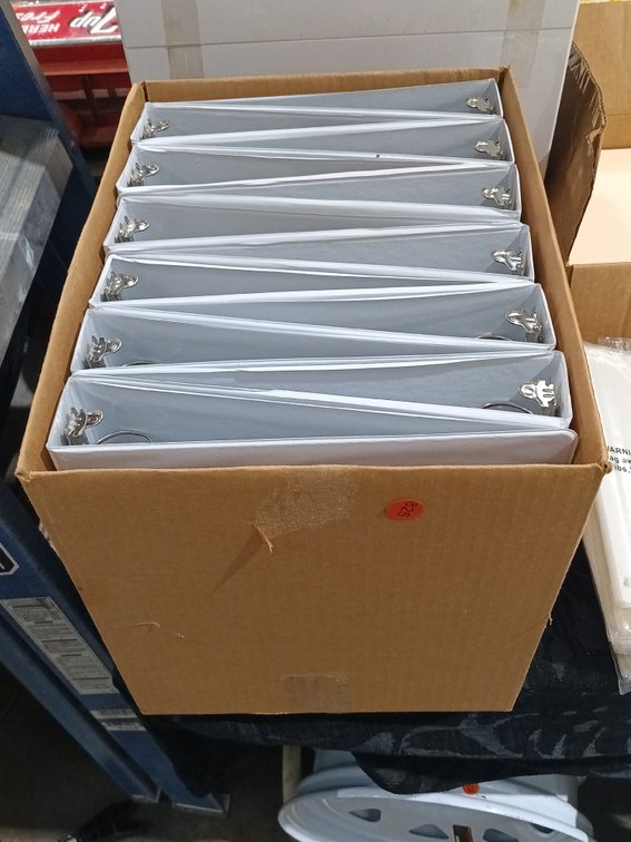 LOT OF BINDERS
