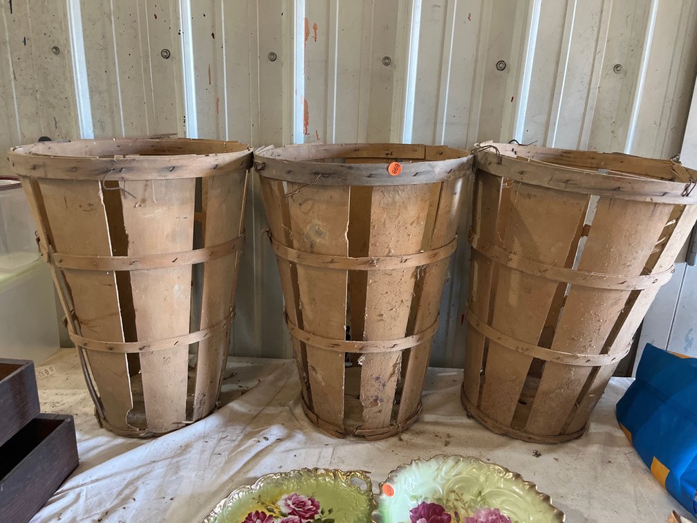 (3) BUSHEL BASKETS